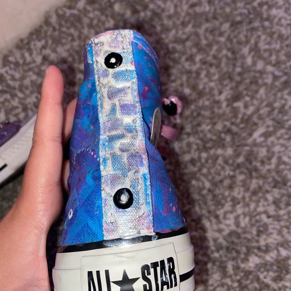 Custom hand painted High top converse - Picture 8 of 10